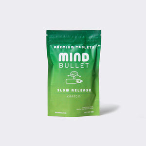 Mind Bullet® - Tablets - Slow Release Pouch - Front Of Bag
